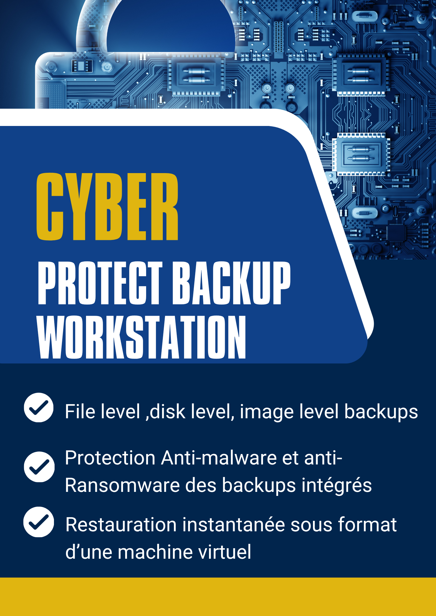 GSS Cyber Protect Backup — Sauvegarde Postes de Travail